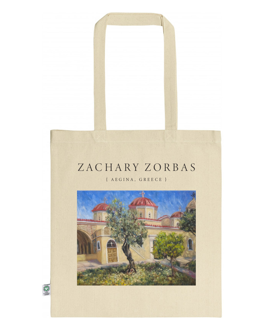 Tote Bag Organic: Cathedral of Aegina