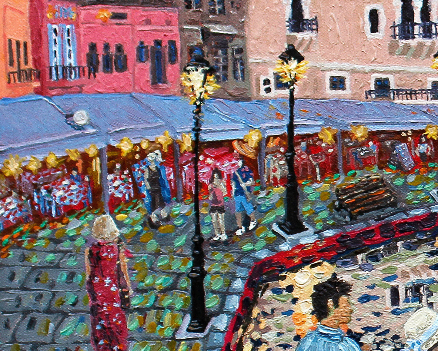 Original Painting: A Night in Chania Crete