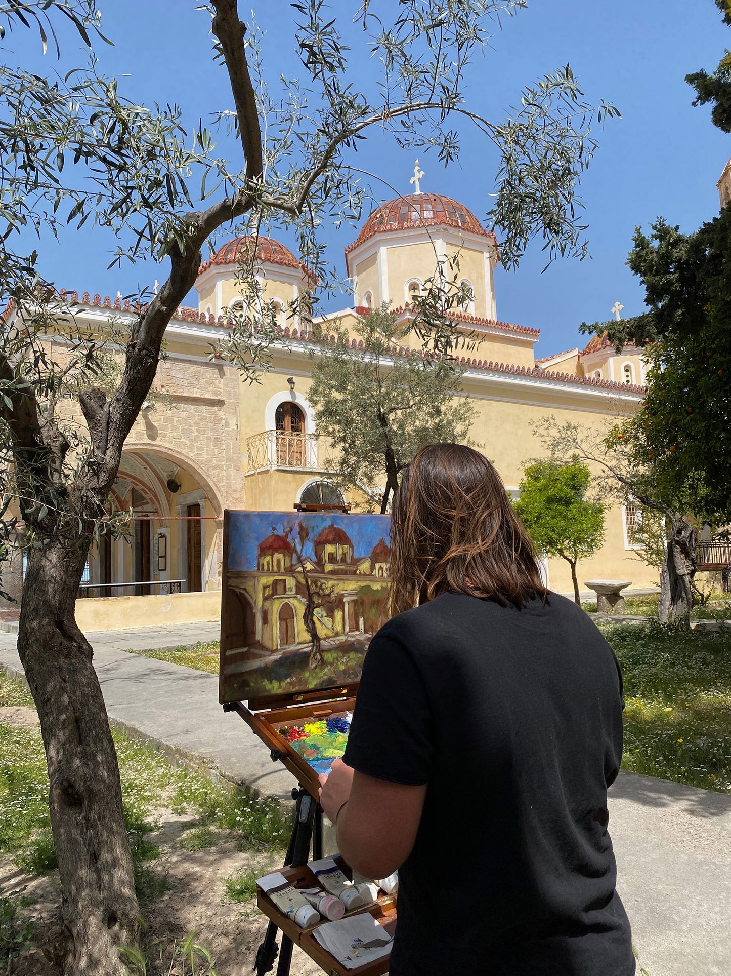 Original Painting: Cathedral of Aegina