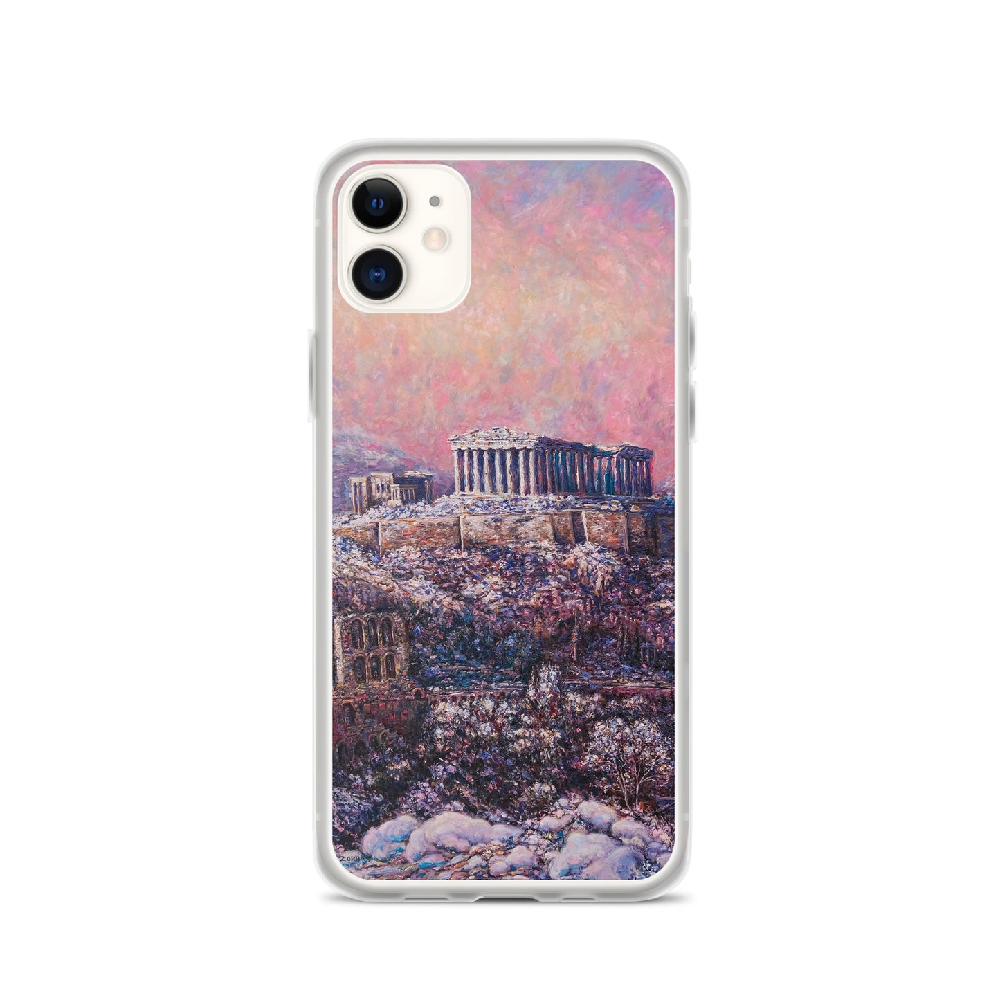 Phone Case: Morning Snow on the Acropolis iPhone