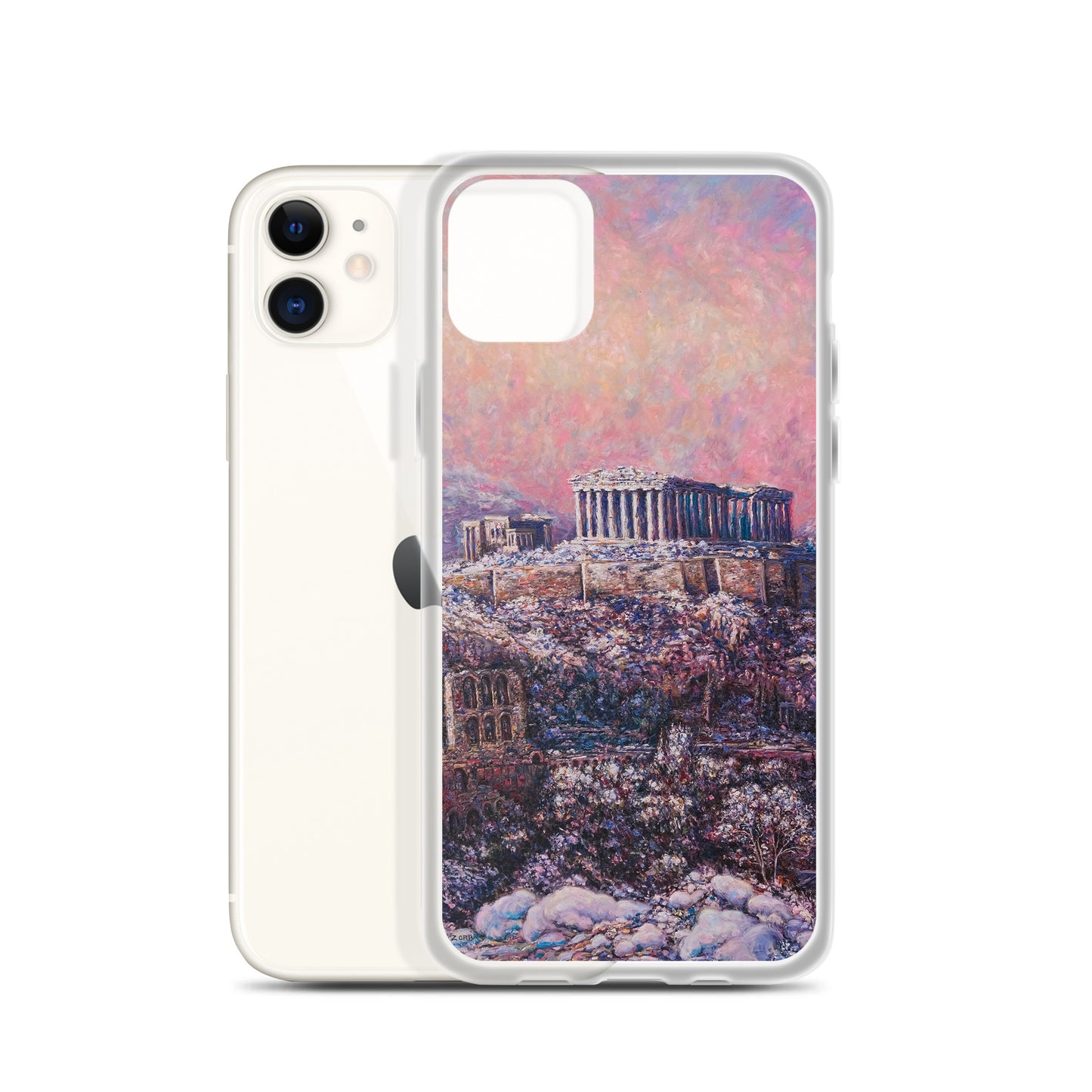 Phone Case: Morning Snow on the Acropolis iPhone
