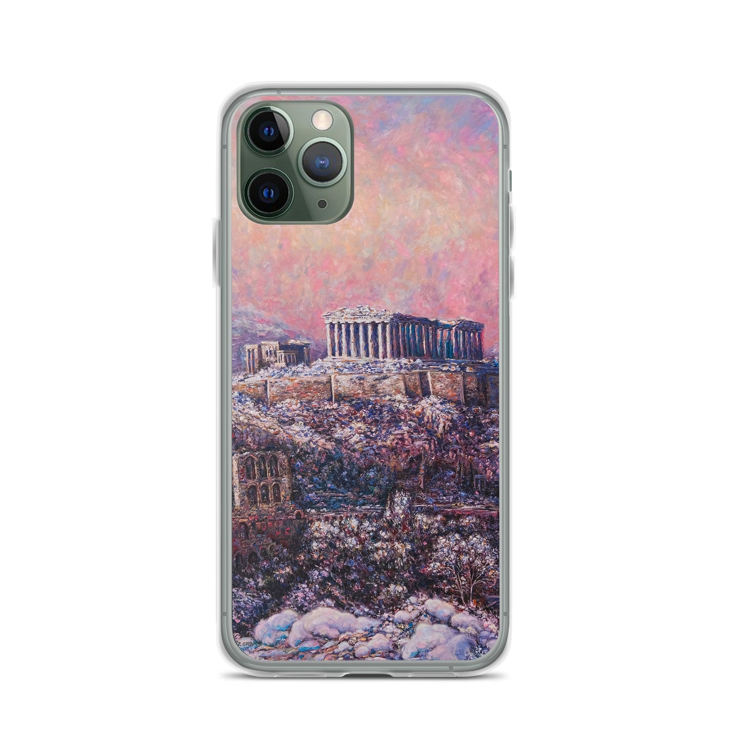 Phone Case: Morning Snow on the Acropolis iPhone