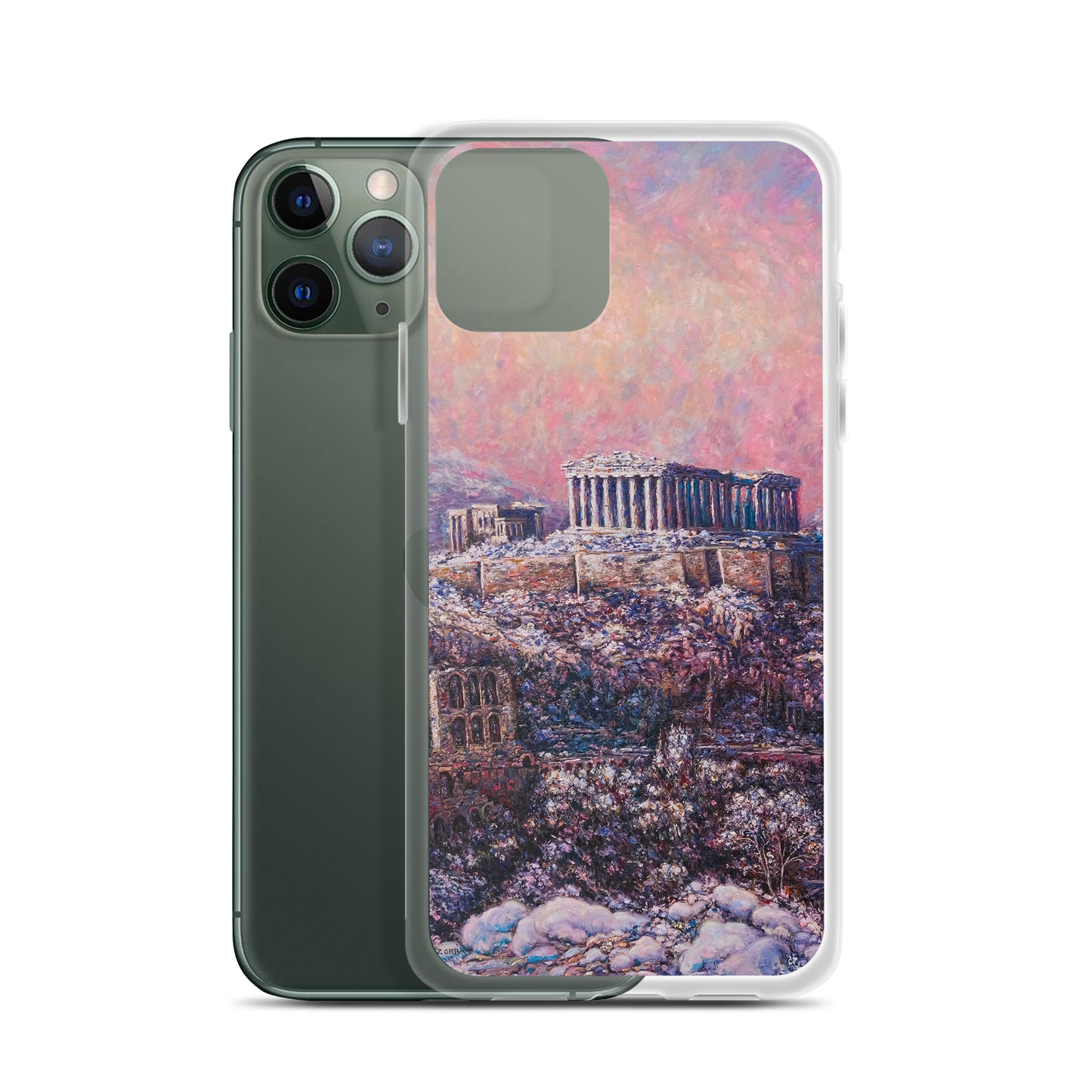 Phone Case: Morning Snow on the Acropolis iPhone