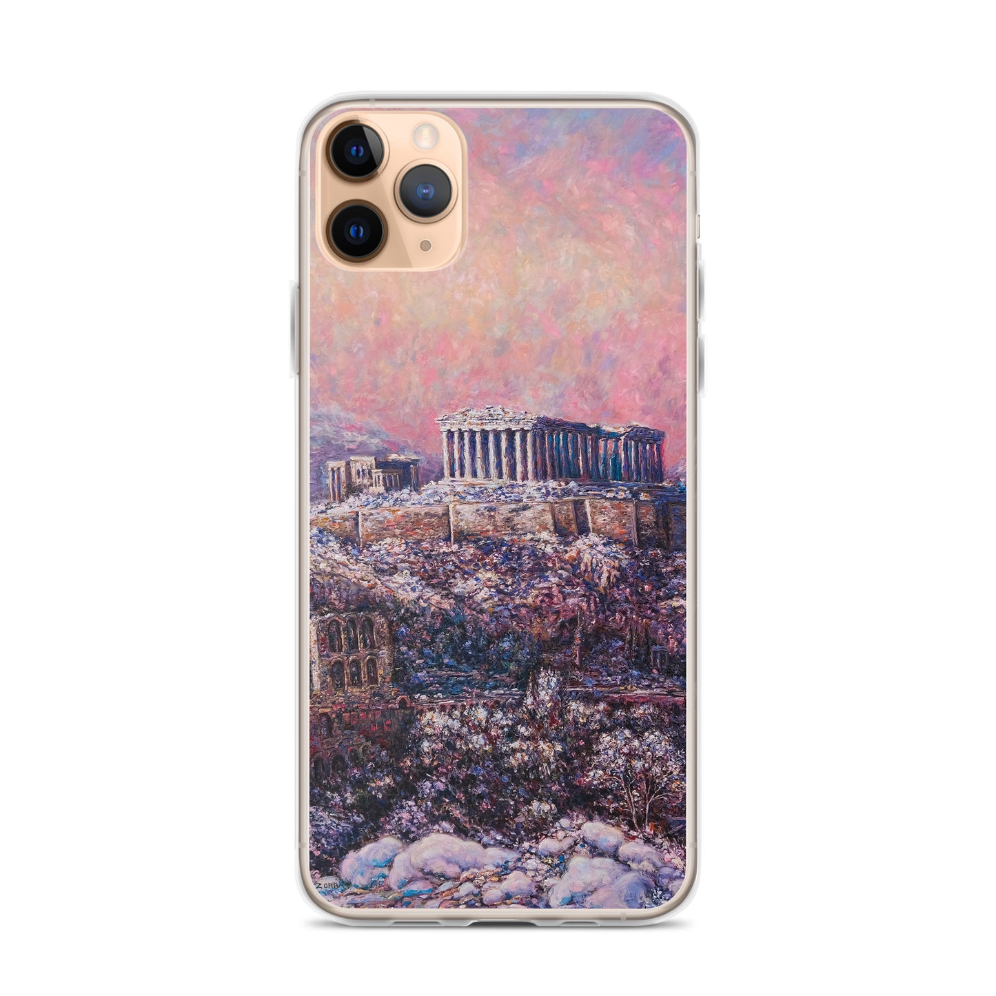 Phone Case: Morning Snow on the Acropolis iPhone