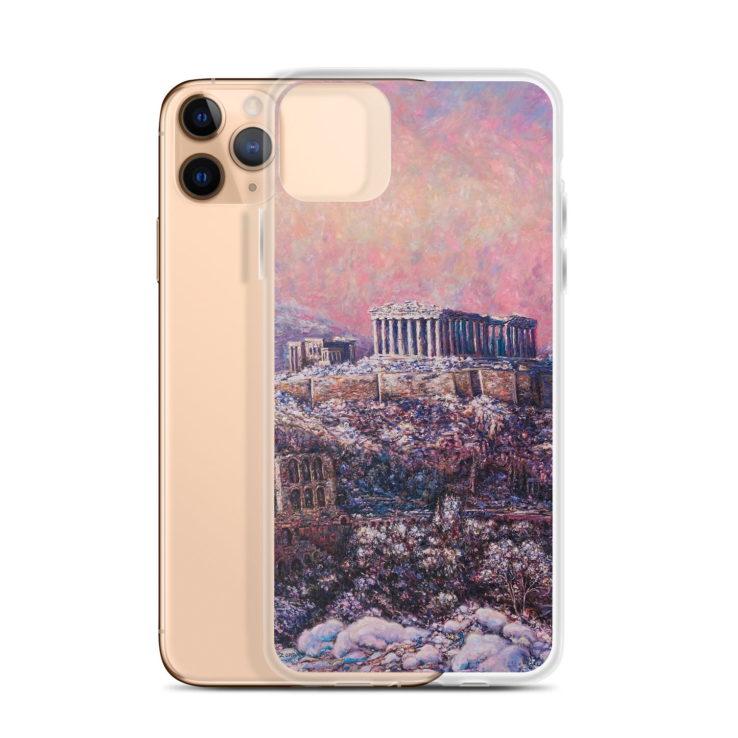 Phone Case: Morning Snow on the Acropolis iPhone