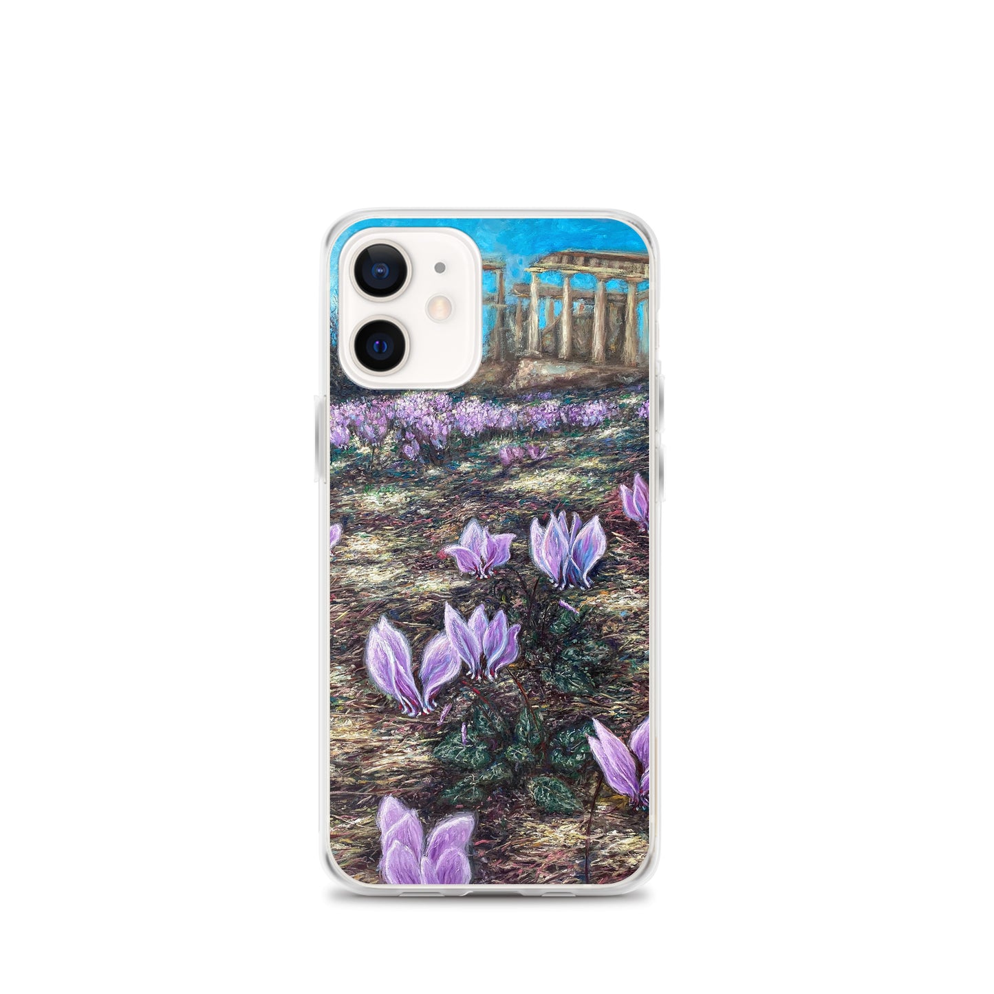 Phone Case: Cyclamen Flowers at Afaia Temple iPhone