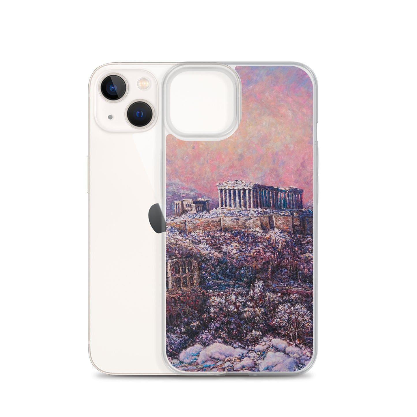 Phone Case: Morning Snow on the Acropolis iPhone
