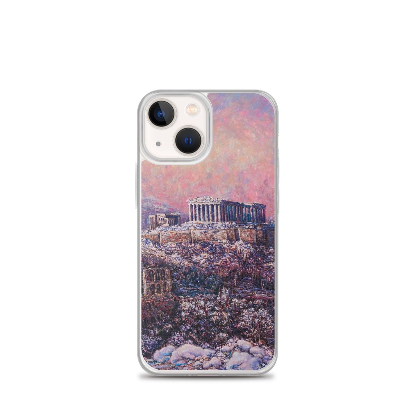 Phone Case: Morning Snow on the Acropolis iPhone