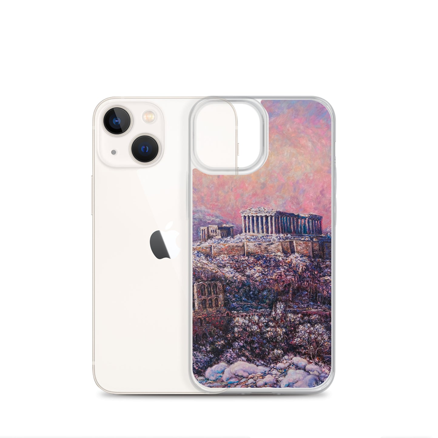 Phone Case: Morning Snow on the Acropolis iPhone