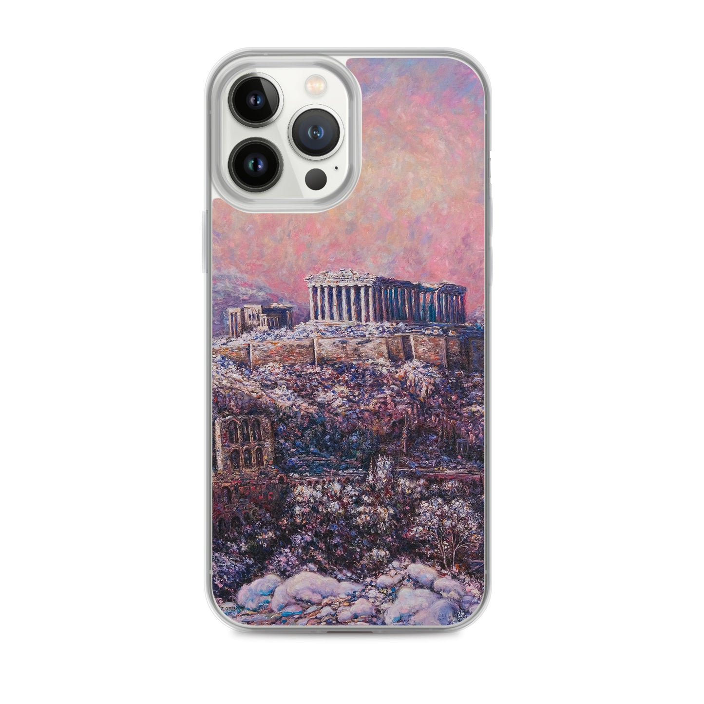Phone Case: Morning Snow on the Acropolis iPhone