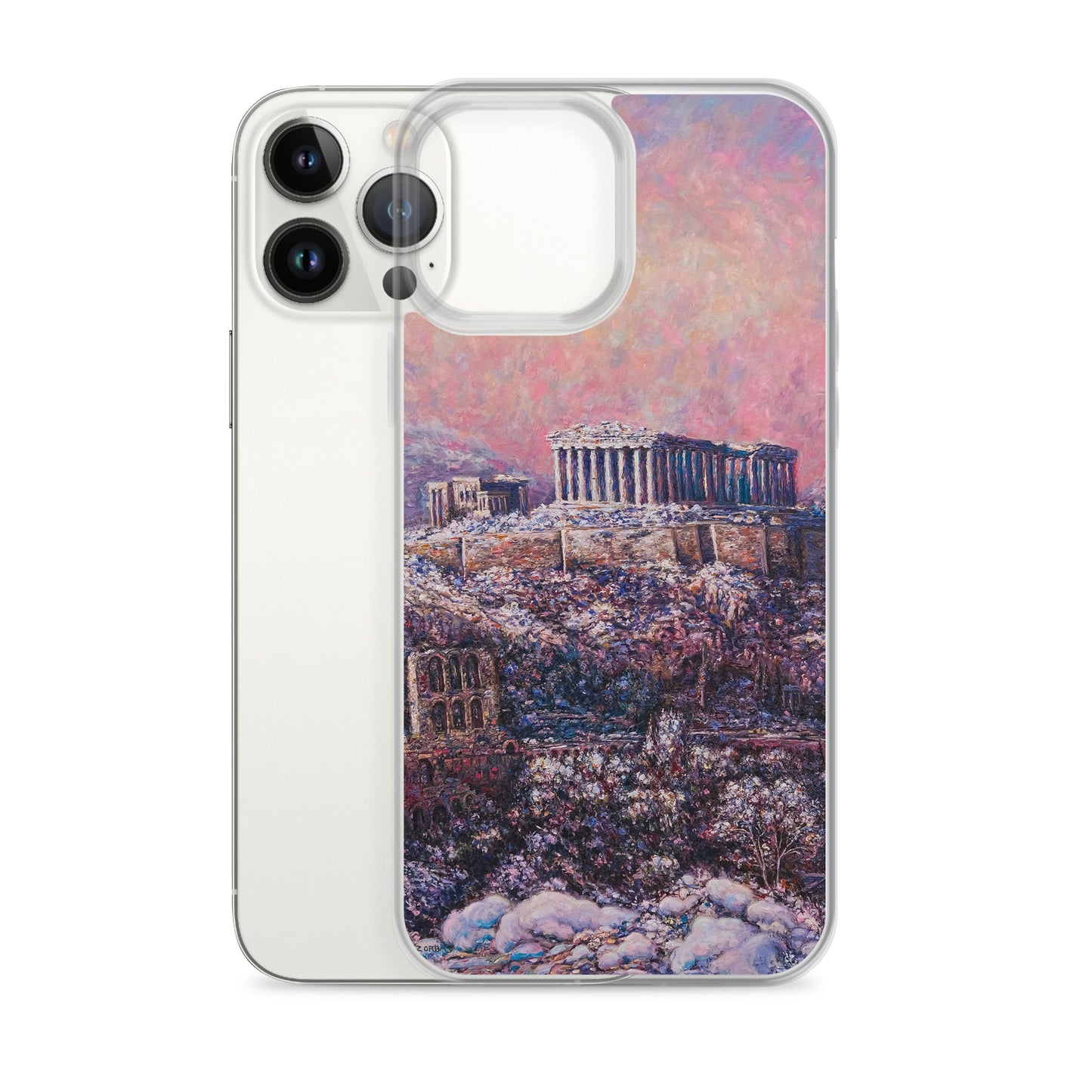 Phone Case: Morning Snow on the Acropolis iPhone