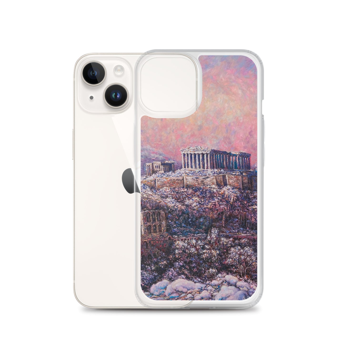 Phone Case: Morning Snow on the Acropolis iPhone