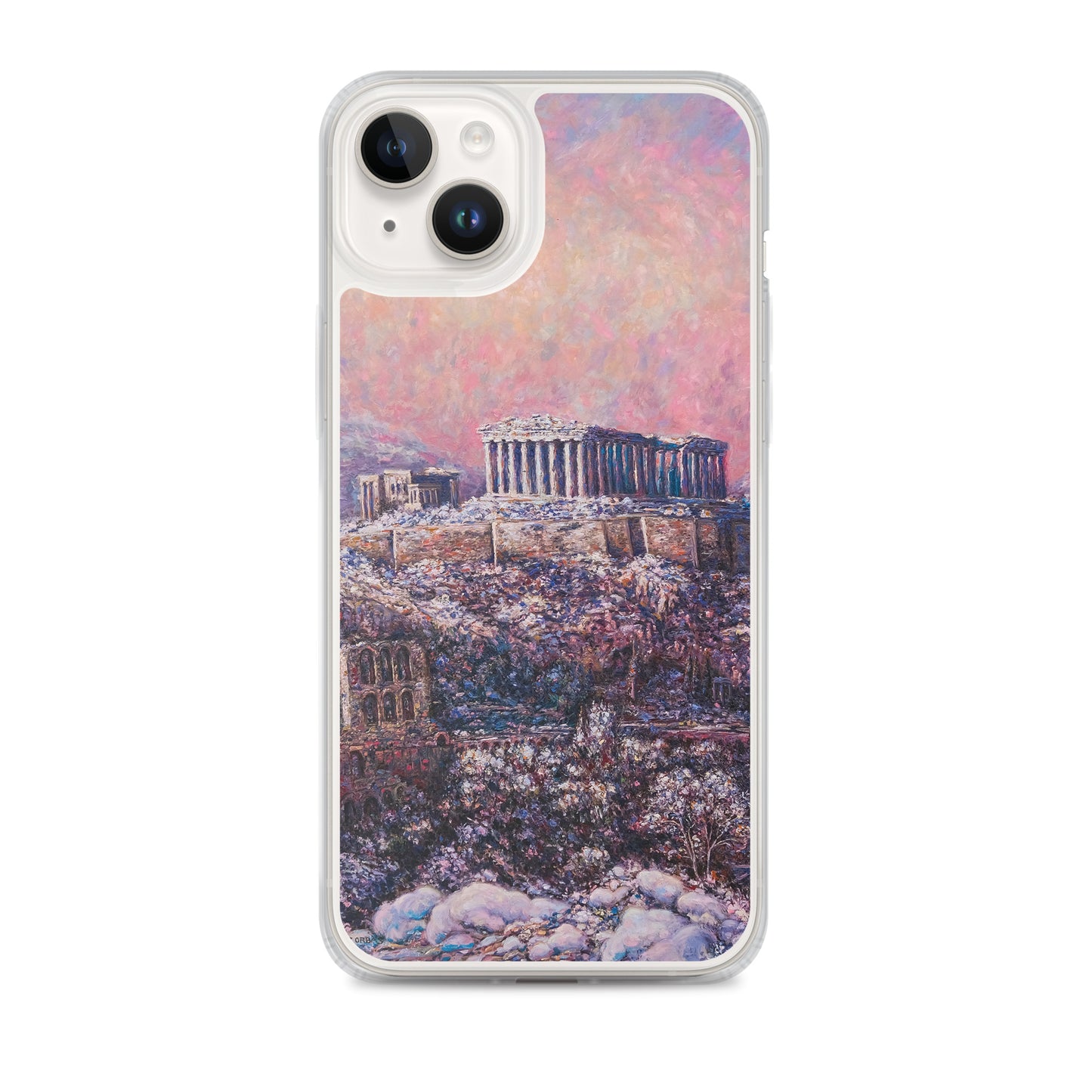 Phone Case: Morning Snow on the Acropolis iPhone
