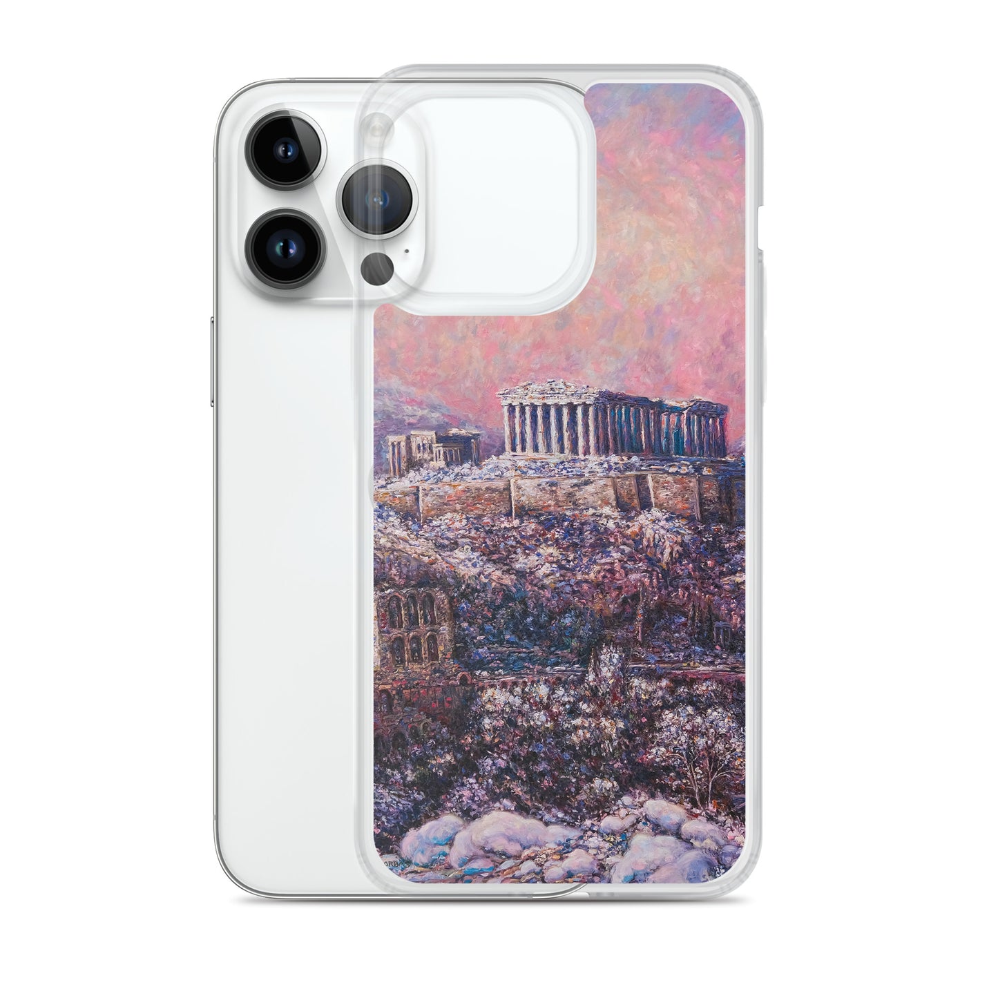 Phone Case: Morning Snow on the Acropolis iPhone