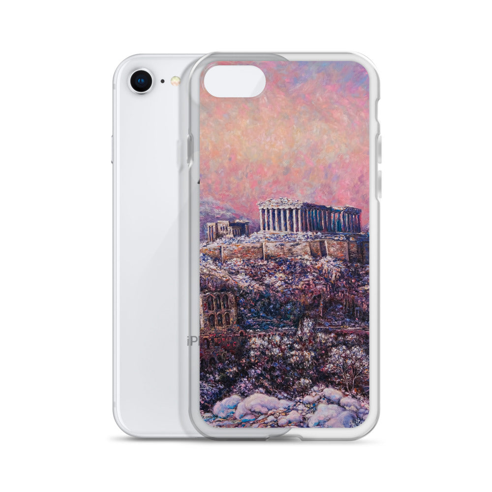 Phone Case: Morning Snow on the Acropolis iPhone