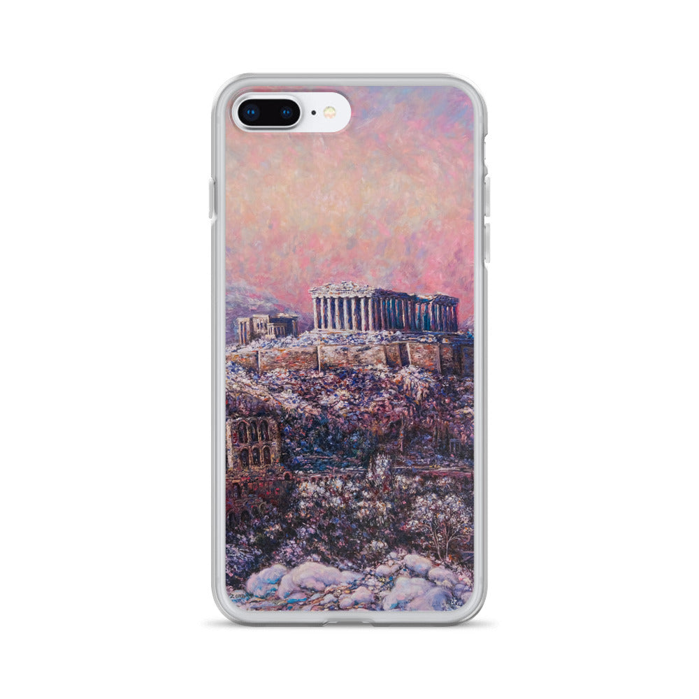Phone Case: Morning Snow on the Acropolis iPhone