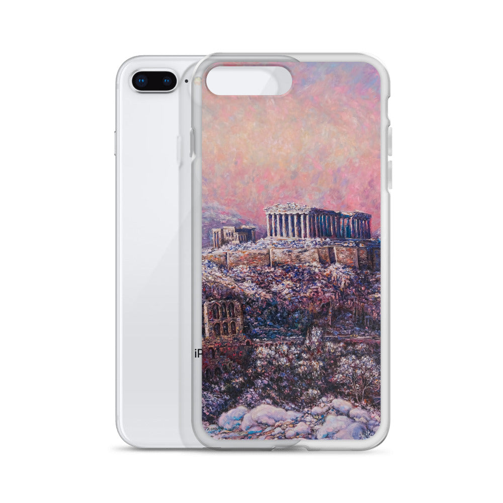 Phone Case: Morning Snow on the Acropolis iPhone