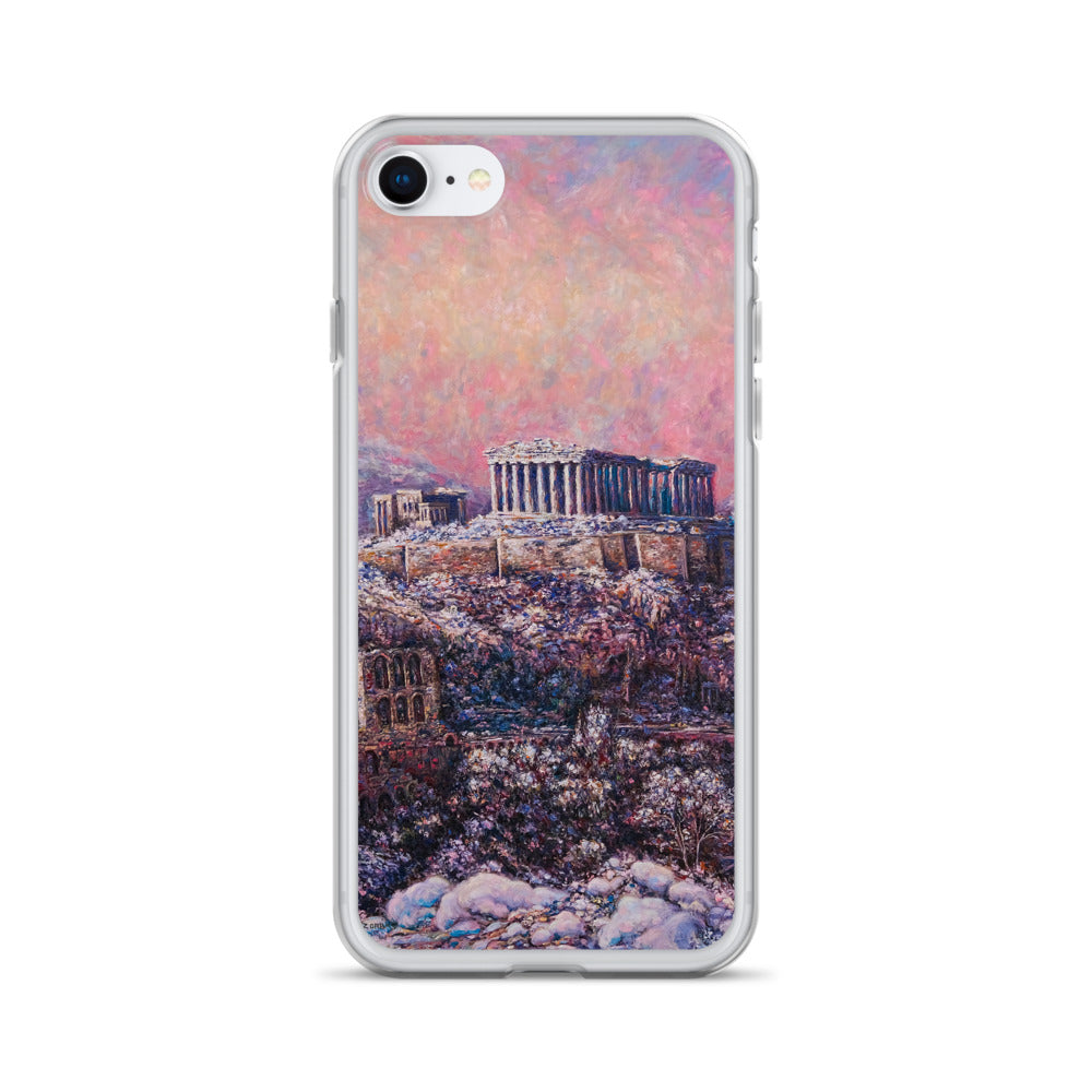 Phone Case: Morning Snow on the Acropolis iPhone