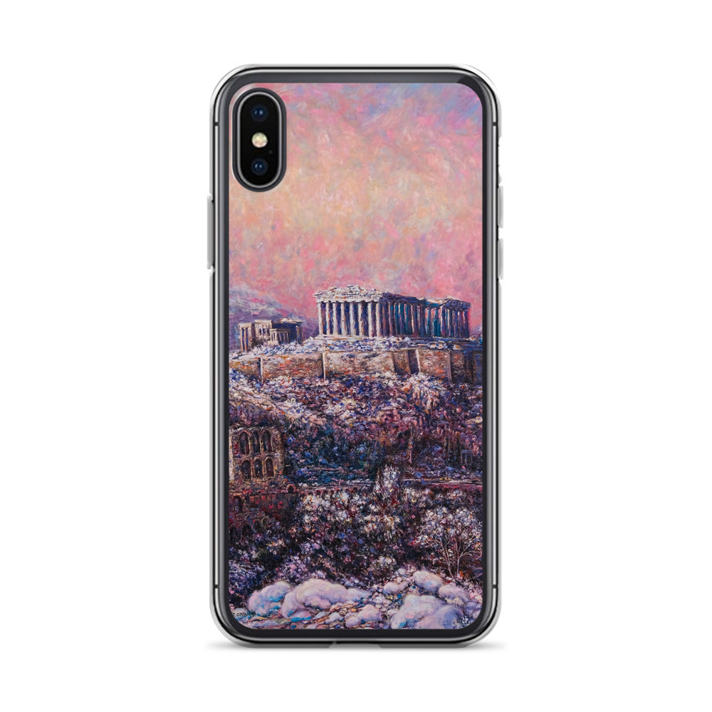 Phone Case: Morning Snow on the Acropolis iPhone