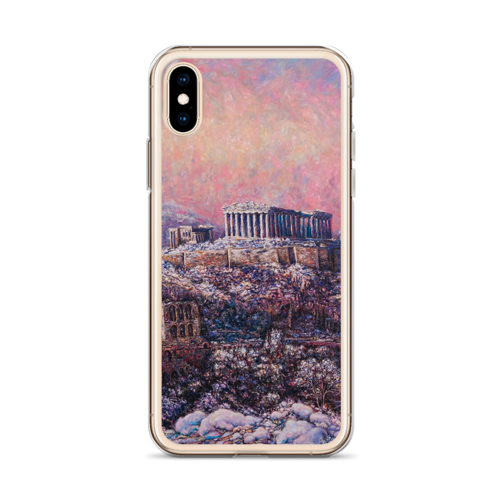 Phone Case: Morning Snow on the Acropolis iPhone