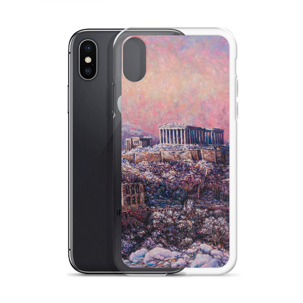 Phone Case: Morning Snow on the Acropolis iPhone