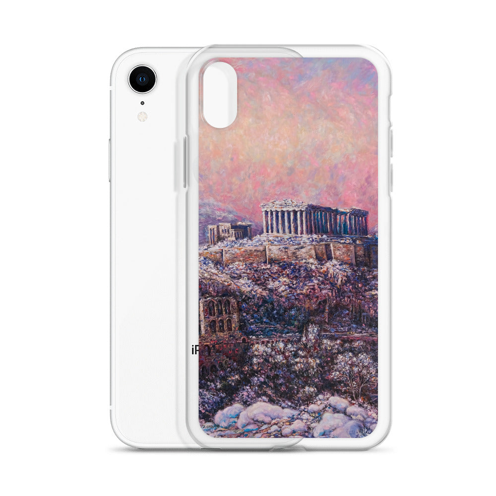 Phone Case: Morning Snow on the Acropolis iPhone