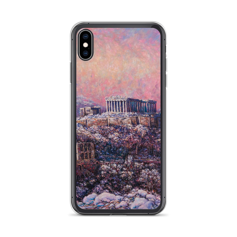 Phone Case: Morning Snow on the Acropolis iPhone