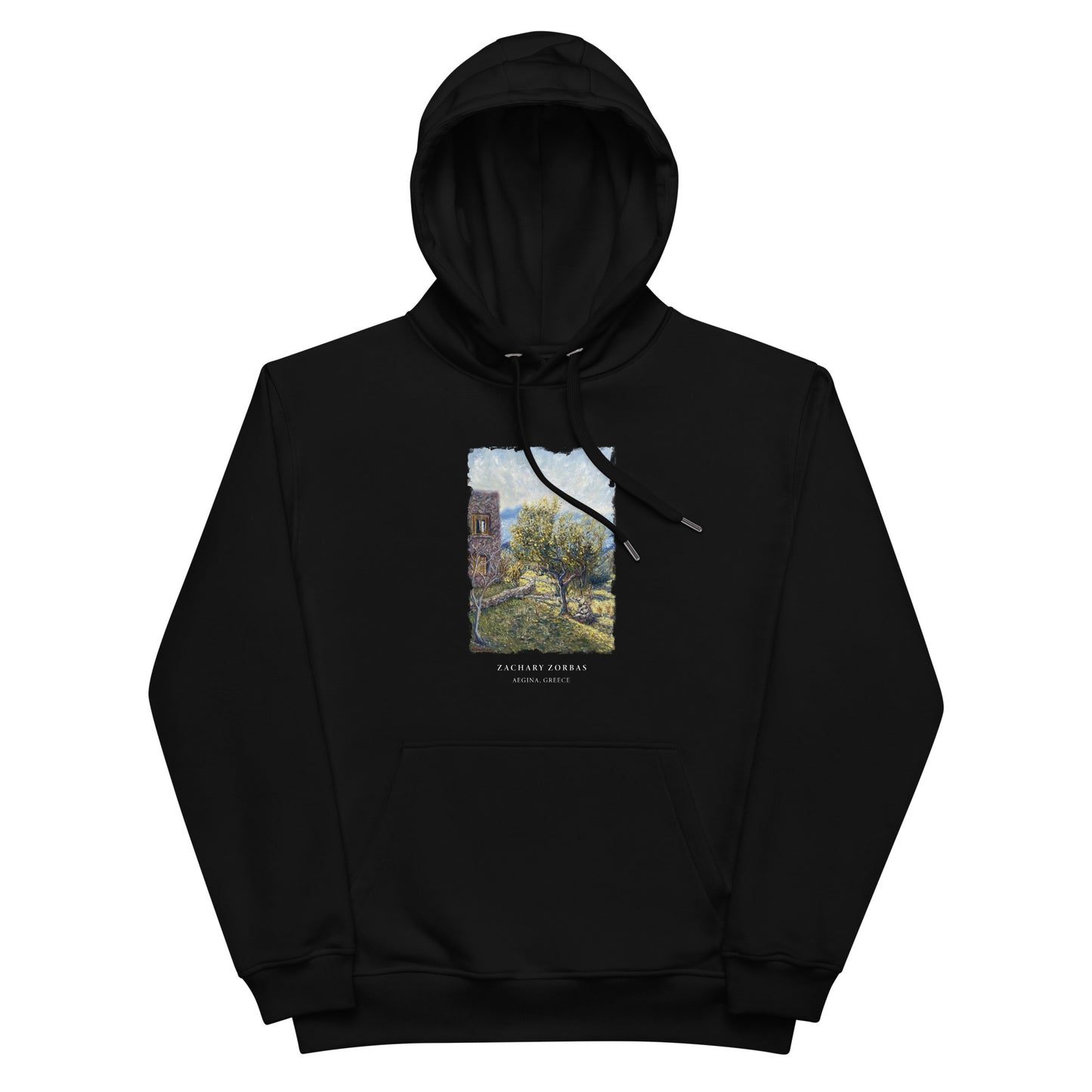 Hoodie: Lemon Tree in Aegina Premium Eco Dark