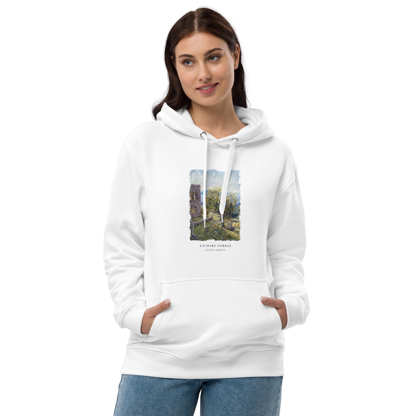 Hoodie: Lemon Tree in Aegina Premium Eco