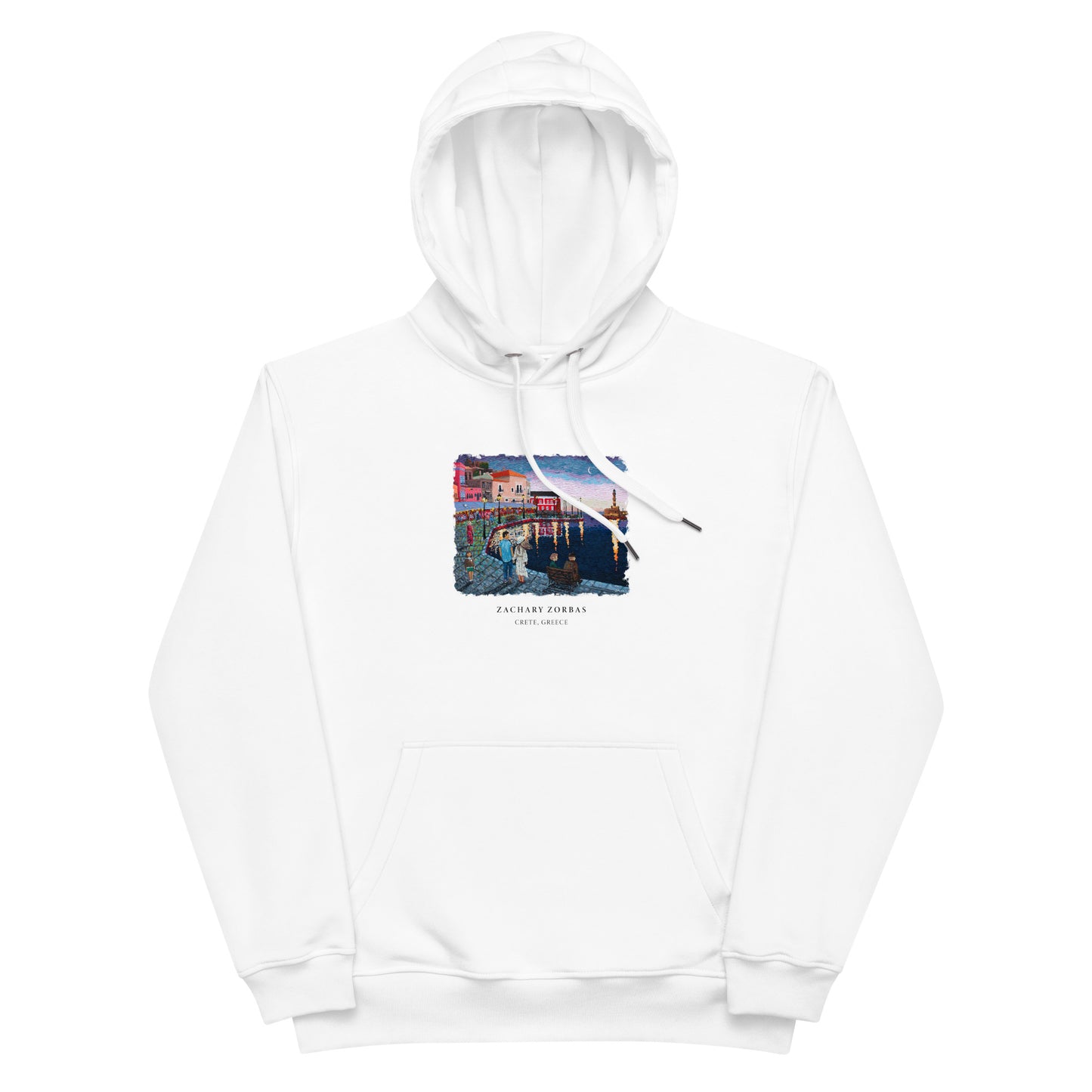 Hoodie: A Night in Chania Premium Eco