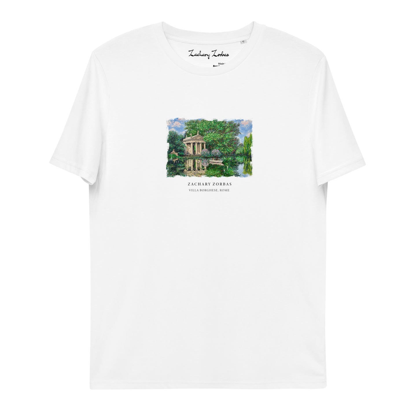 T-Shirt: Villa Borghese Rome Unisex Organic Cotton