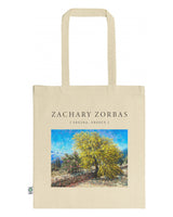 Tote Bag Organic: Blooming Acacia Tree in Aegina