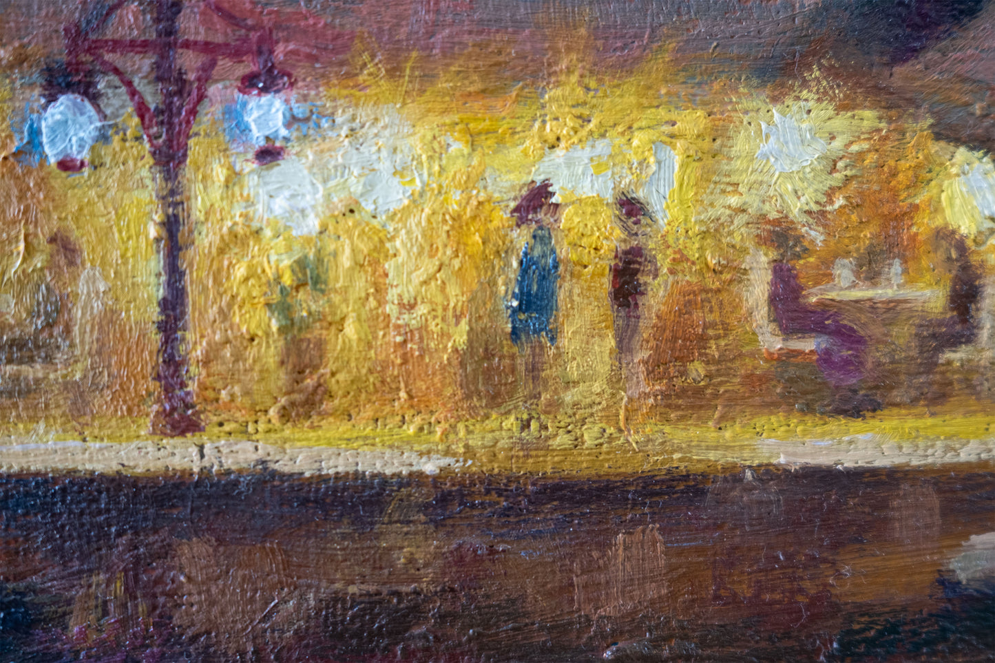 Original Painting: A Night in Symi