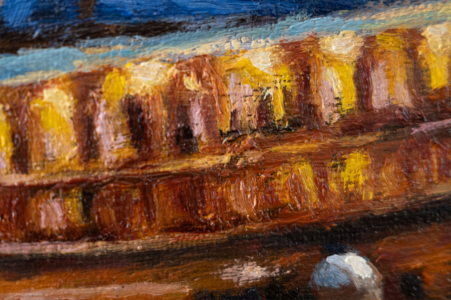 Original Painting: A Night in Symi