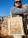 Tote Bag Organic: Port of Aegina During Golden Hour