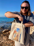 Tote Bag Organic: Mykonos Town