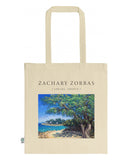 Tote Bag Organic: Juniper Tree at Horeftra Beach Aegina