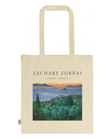 Tote Bag Organic: Sunrise Overlooking Aegina Town