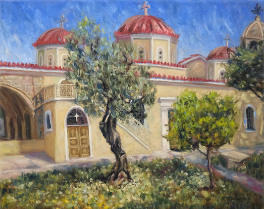 Original Painting: Cathedral of Aegina