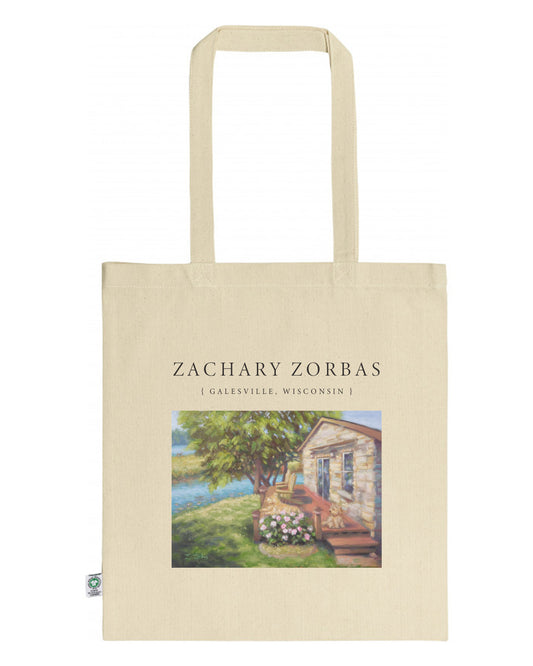 Tote Bag Organic: Mom's Lake House in Galesville Wisconsin