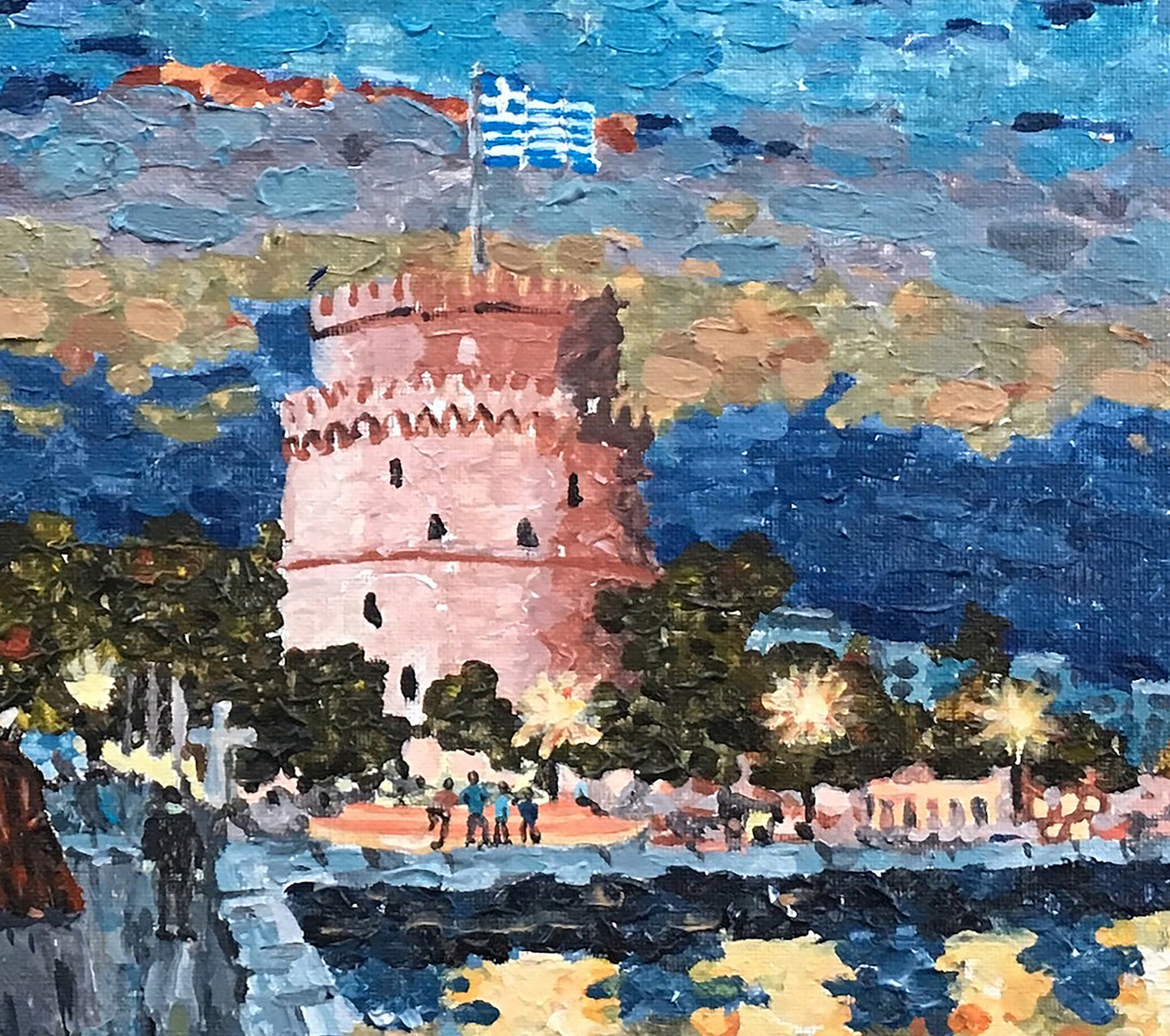 Original Painting: Thessaloniki in Memory