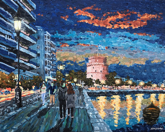 Original Painting: Thessaloniki in Memory
