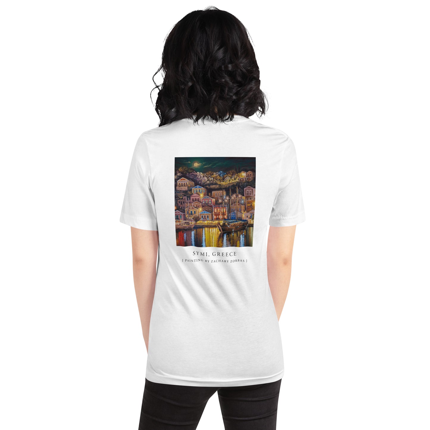 A Night in Symi - Unisex T-Shirt White