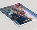 Art Print: A Night in Xania, Crete