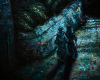 Art Print: Finding the Monastery Simonopetra Mt Athos