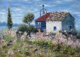 Canvas Print: Chapel on Top of the Mountain Aegina