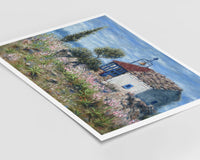 Art Print: Chapel on Top of the Mountain, Aegina