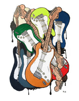 Canvas Print: Fender Guitar Jam