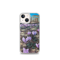 Phone Case: Cyclamen Flowers at Afaia Temple iPhone