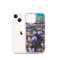 Phone Case: Cyclamen Flowers at Afaia Temple iPhone